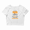 I'm Called Papa Because I'm Way Too Cool To Be Called Grandfather Crop Top