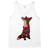floral fox Tank Top