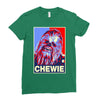 chewbacca poster, ideal gift or birthday present Ladies Fitted T-Shirt