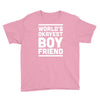 world's okayest boyfriend couple love funny Youth Tee