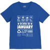 Born In January V-Neck Tee