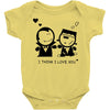 i love you Baby Bodysuit