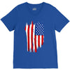 sa distress flag cool american V-Neck Tee