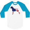 patriotic boxer 3/4 Sleeve Shirt