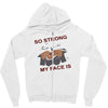 my face Zipper Hoodie