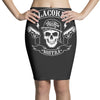 la coka nostra skull men Pencil Skirts