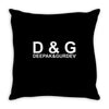 kurupt fm deepak &amp; gurdev d&amp;g logo Throw Pillow