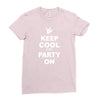 keep cool partyon Ladies Fitted T-Shirt