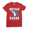 brother shark doo doo doo family matching Ladies Fitted T-Shirt