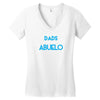 Only The Best Dads Get Promoted To Abuelo Women's V-Neck T-Shirt