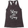 slay all day Racerback Tank