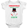 christmas baking team crew snowman Baby Bodysuit