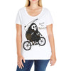 back to boo!!! Ladies Curvy T-Shirt