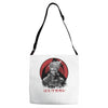 red sun hatake Adjustable Strap Totes