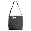 rope heart cat Adjustable Strap Totes