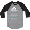 nurse nana 3/4 Sleeve Shirt