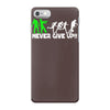 zombie never give up fun iPhone 7 Case
