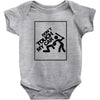 don't touch Baby Bodysuit