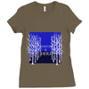 Winter (f76) Ladies Fitted T-Shirt