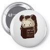 don't hurt the ones you love Pin-back button