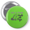 life is fragile Pin-back button