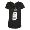 don't be a dick Maternity Scoop Neck T-shirt