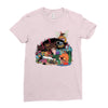 drawing some insects Ladies Fitted T-Shirt