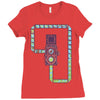camera Ladies Fitted T-Shirt