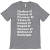 reindeer names T-Shirt