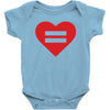 Equality Heart Baby Bodysuit