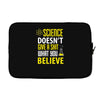 science doesn't give a sht Laptop sleeve