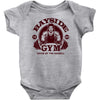 saved by the barbell Baby Onesie
