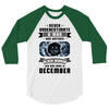 Never Underestimate A Man Who Watches Black Mirror And Was Born in 3/4 Sleeve Shirt