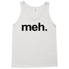 meh geek nerd t shirt funny humor retro Tank Top