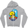 ghost Zipper Hoodie