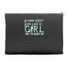 i ski like a girl Accessory Pouches
