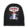 nuke the whales funny Baby Beanies