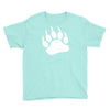 tiger paw sticker vinyl decal   wildcat claws print pet car window tru Youth Tee