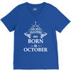 Legends Are Born In October V-Neck Tee
