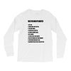 rules for dating my daughter shirt t shirt perfect father's gift Long Sleeve Shirts