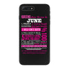 quens are born in june iPhone 7 Plus Case