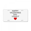 happy valentine day lovely License Plate