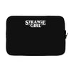 strange girl Laptop sleeve