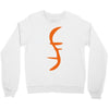 helix of heroes funny retro sci fi superhero symbol cool logo Crewneck Sweatshirt