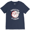 santa claus is coming V-Neck Tee
