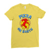 pizza on earth Ladies Fitted T-Shirt