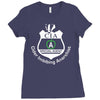 cia badge cider imbibing anarchist with badge Ladies Fitted T-Shirt