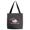 November Peeking Out Baby Girl Tote Bags