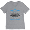 Dear Daddy, Thanks for Being my Dad Baby Boy Letter to Father V-Neck Tee