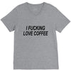 i love coffee V-Neck Tee